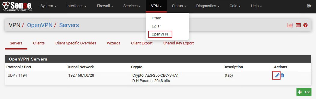 OpenVPN服务器列表