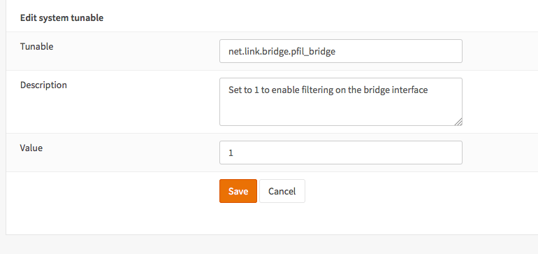 启用 pfil_bridge
