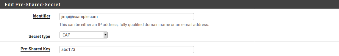 移动 IPsec 用户