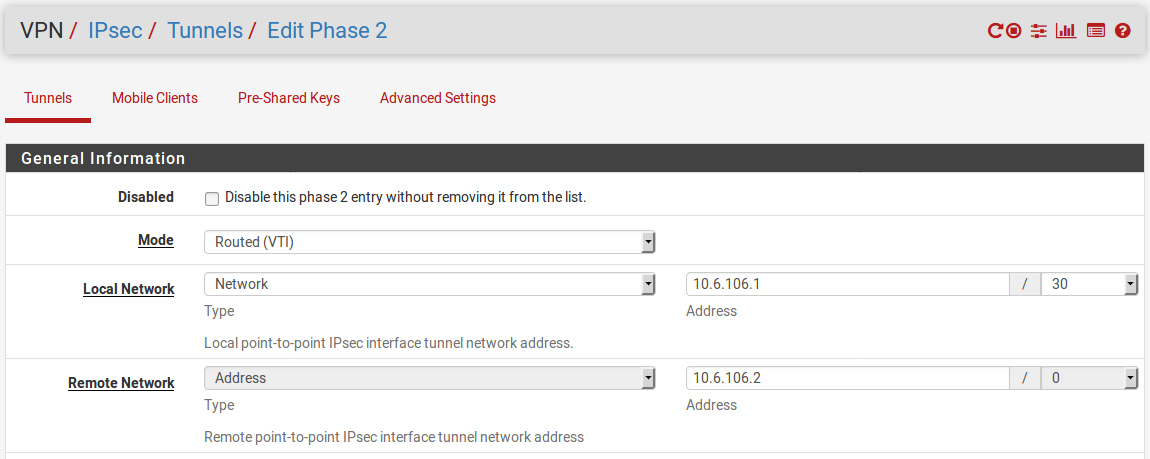 IPsec设置