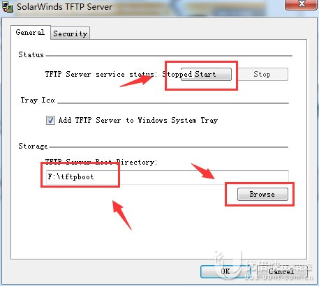 TFTP-Server 启动成功