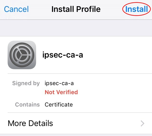 iOS 安装证书