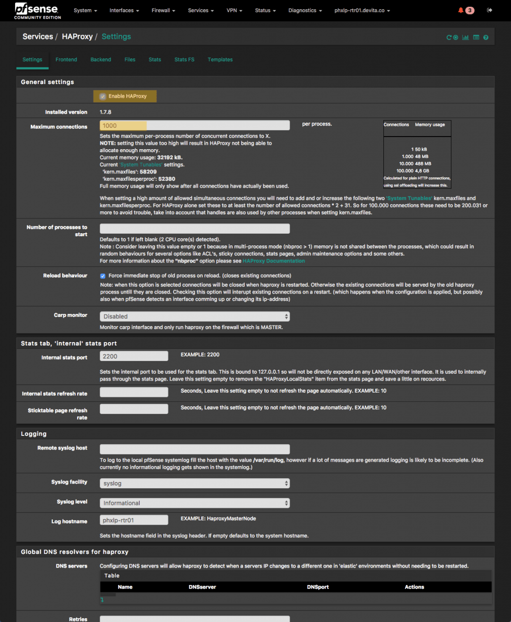 pfSense2.4 + HAProxy
