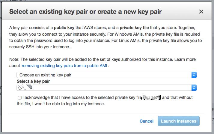 AWS SSH密钥对