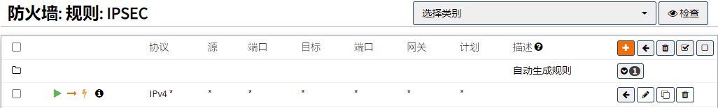 IPsec防火墙规则