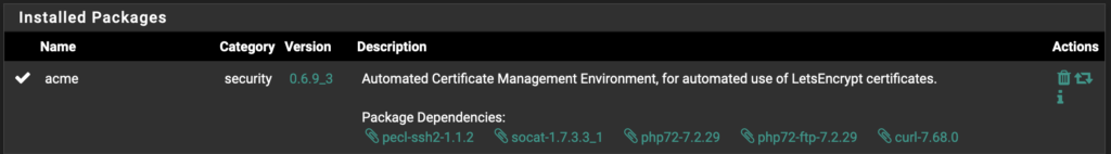 在pfSense上为HAProxy配置使用LetsEncrypt