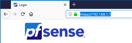 Firefox浏览器通过IP安全访问pfSense