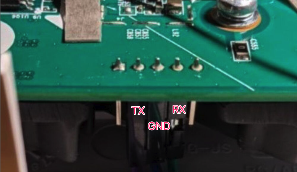 TTL 插针位置示意图