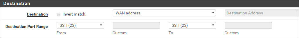 pfsense ssh防火墙