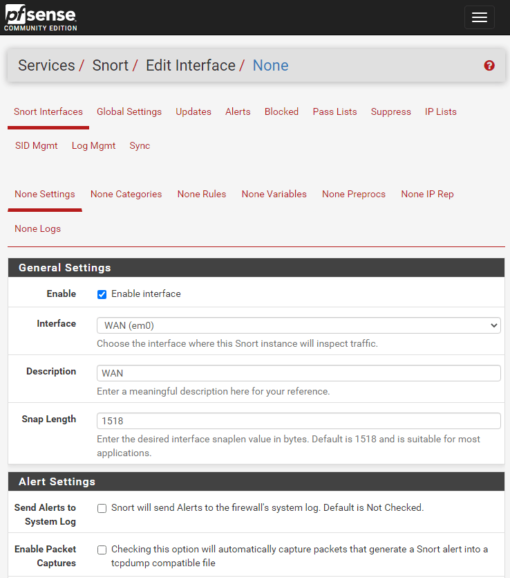 接口设置详情
