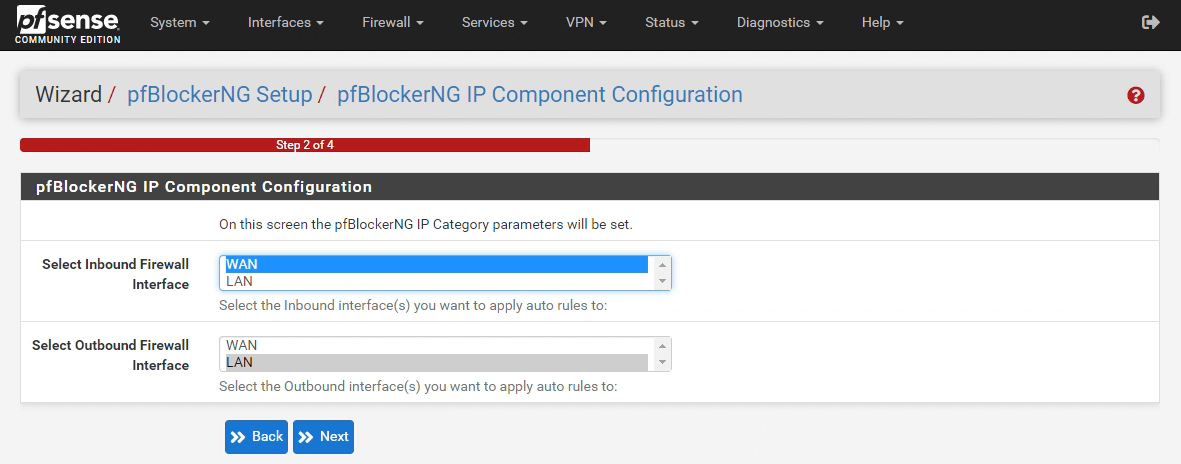 pfBlockerNG IP 组件配置