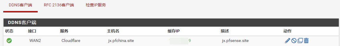 动态域名更新成功状态