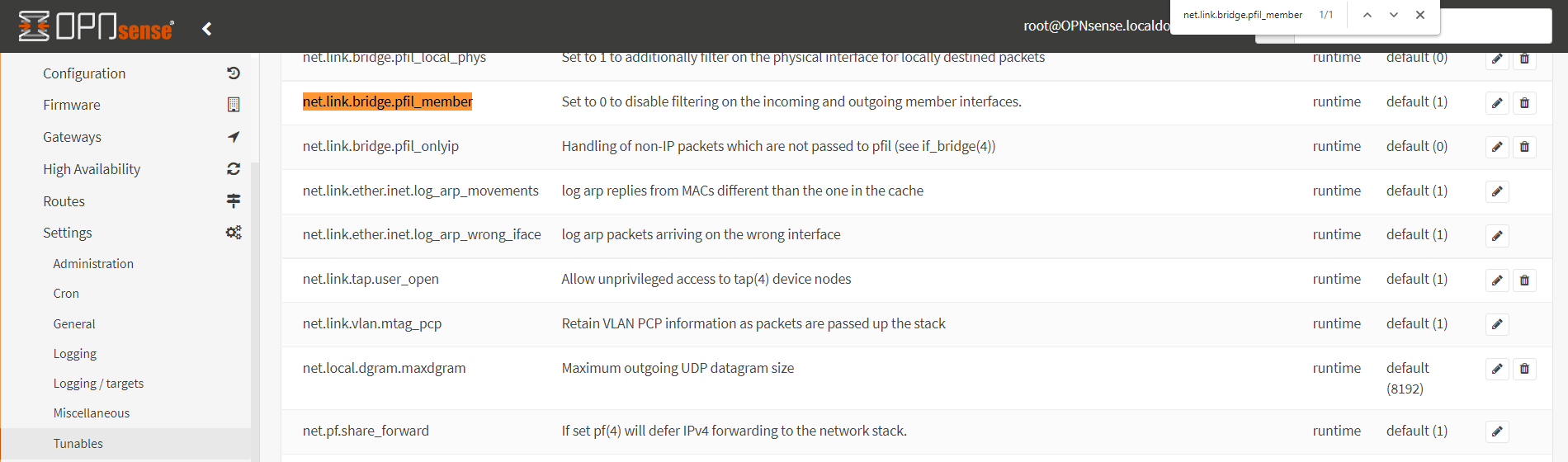 编辑 net.link.bridge.pfil_member