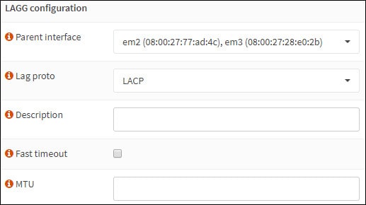 OPNsense 链路聚合配置