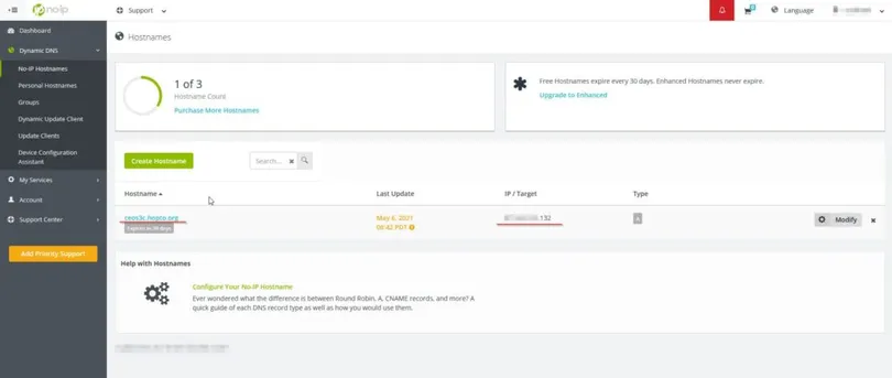 为 pfSense 2.5 设置 DynDNS