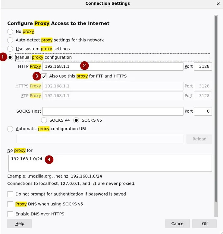 在 pfSense 上设置 Squid