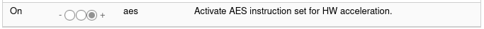 启用AES CPU标志