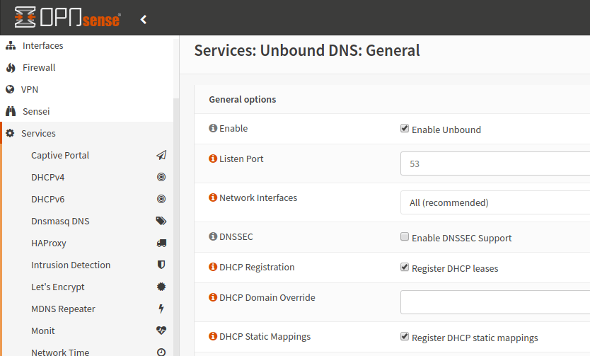 未绑定DNS注册DHCP