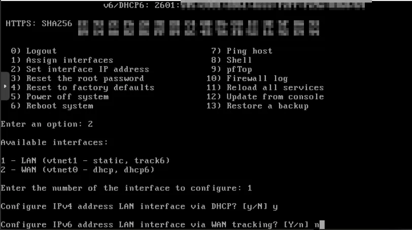 安装步骤23：IPv6 跟踪设置