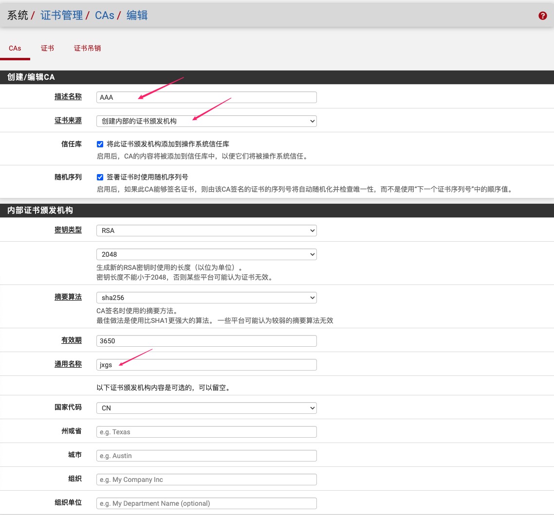 移动端通过IKEv2 IPsec VPN远程访问pfSense防火墙